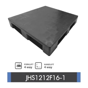 พาเลทพลาสติก : JHS1212F16-1 Size : 1,200 x 1,200 x 160 mm.