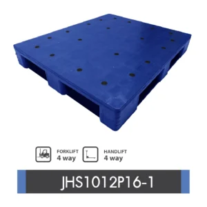 พาเลทพลาสติกอุตสาหกรรมอาหารและยา : JHS1012P16-1 Size : 1,000 x 1,200 x 160 mm.