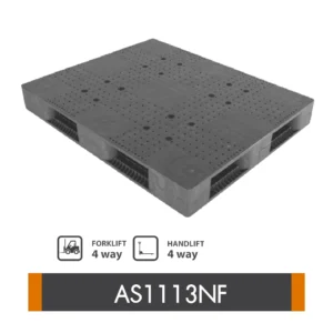 พาเลทพลาสติกขนาดใหญ่ : AS1113NF Size : 1,100 x 1,350 x 170 mm.