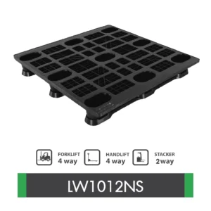พาเลทพลาสติกส่งออก : LW1012NS Size : 1,000 x 1,200 x 150 mm.