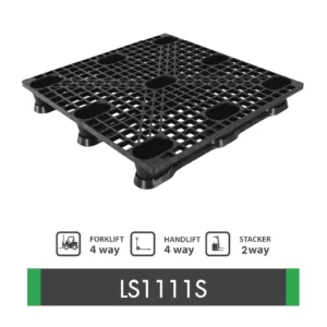 พาเลทพลาสติกส่งออก : LS1111S Size : 1,100 x 1,100 x 155 mm.