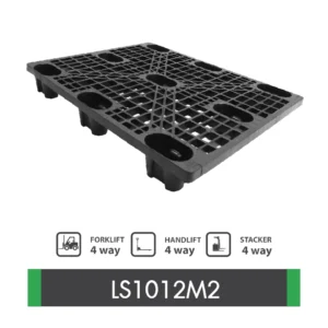 พาเลทพลาสติกส่งออก : LS1012M2 Size : 1,000 x 1,200 x 135 มม.