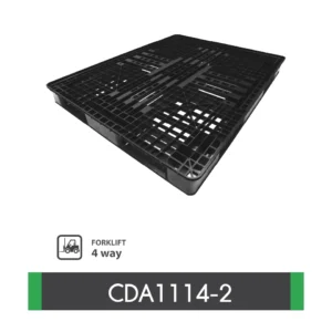พาเลทพลาสติกส่งออก : CDA1114-2 Size : 1,120 x 1,420 x 128 mm.