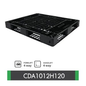 พาเลทพลาสติกส่งออก : CDA1012H120 Size : 1,000 x 1,200 x 120  mm.
